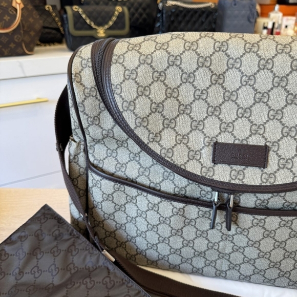 Authentic Gucci Canvas Baby Diaper Bag - Picture 2 of 10